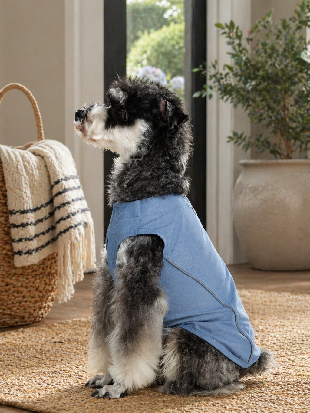 The Harbor Chill Vest in Sky Blue